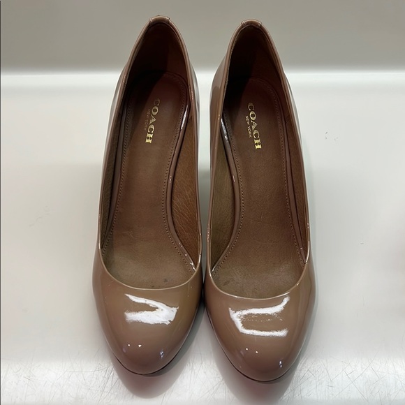 Coach Shoes - Coach Women's Glossy Brown Heels